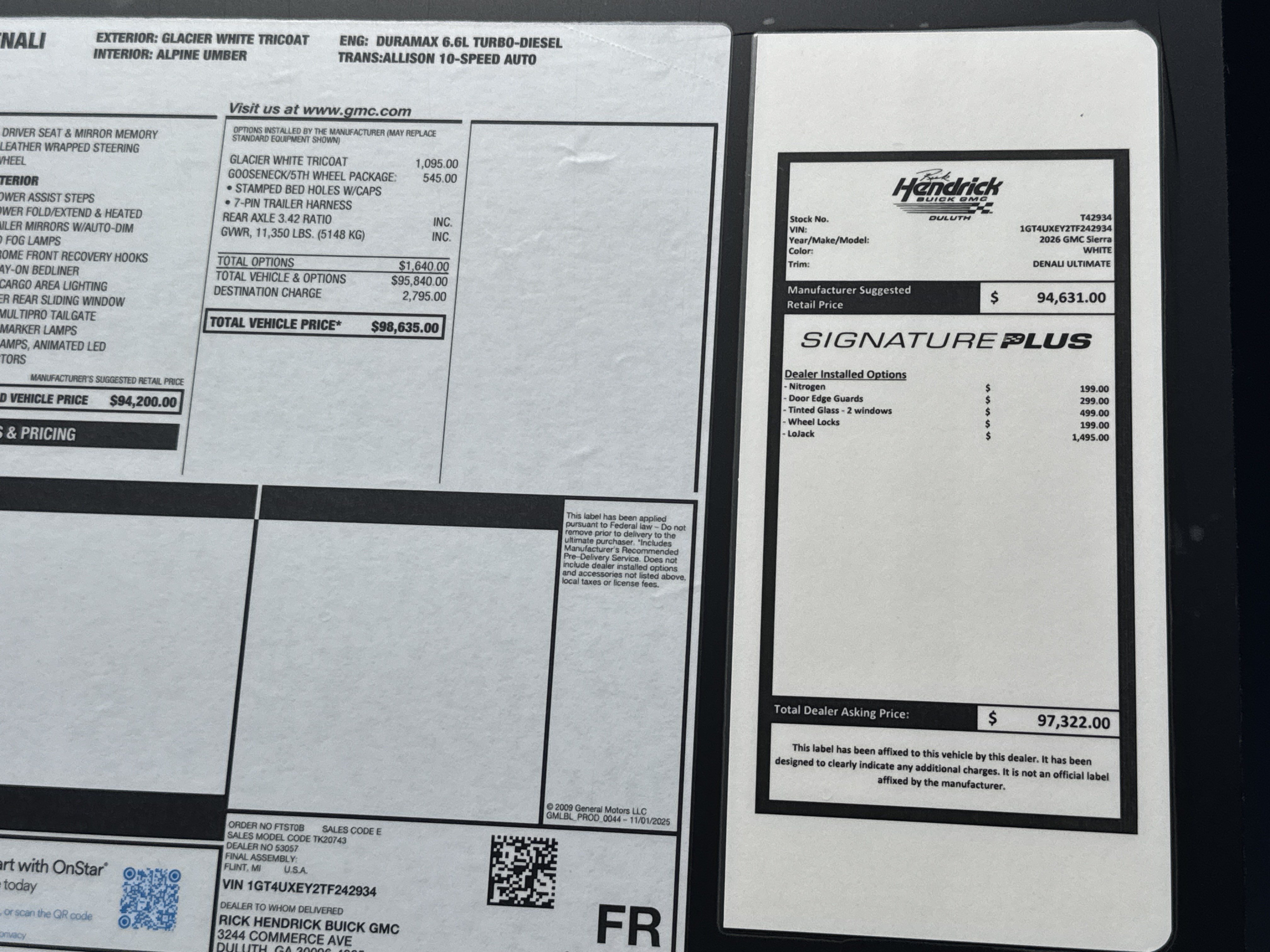 New 2026 GMC Sierra 2500 Denali Ultimate AWD/4WD image 40