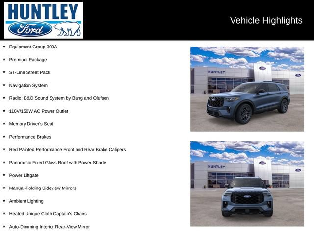 New 2026 Ford Explorer ST-Line w/ ST-Line Street Pack AWD/4WD image 2