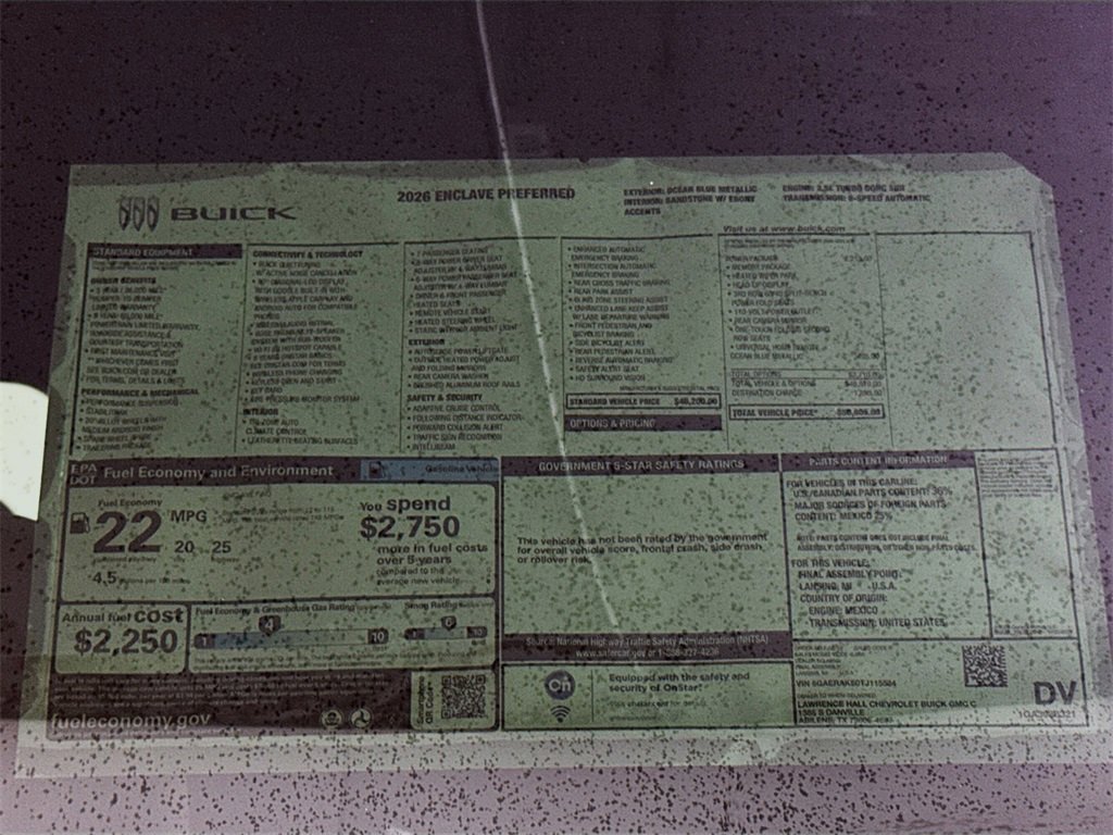 New 2026 Buick Enclave Preferred w/ Power Package image 20