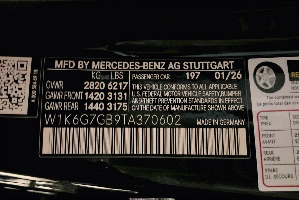 New 2026 Mercedes-Benz S 580 4MATIC Sedan image 13