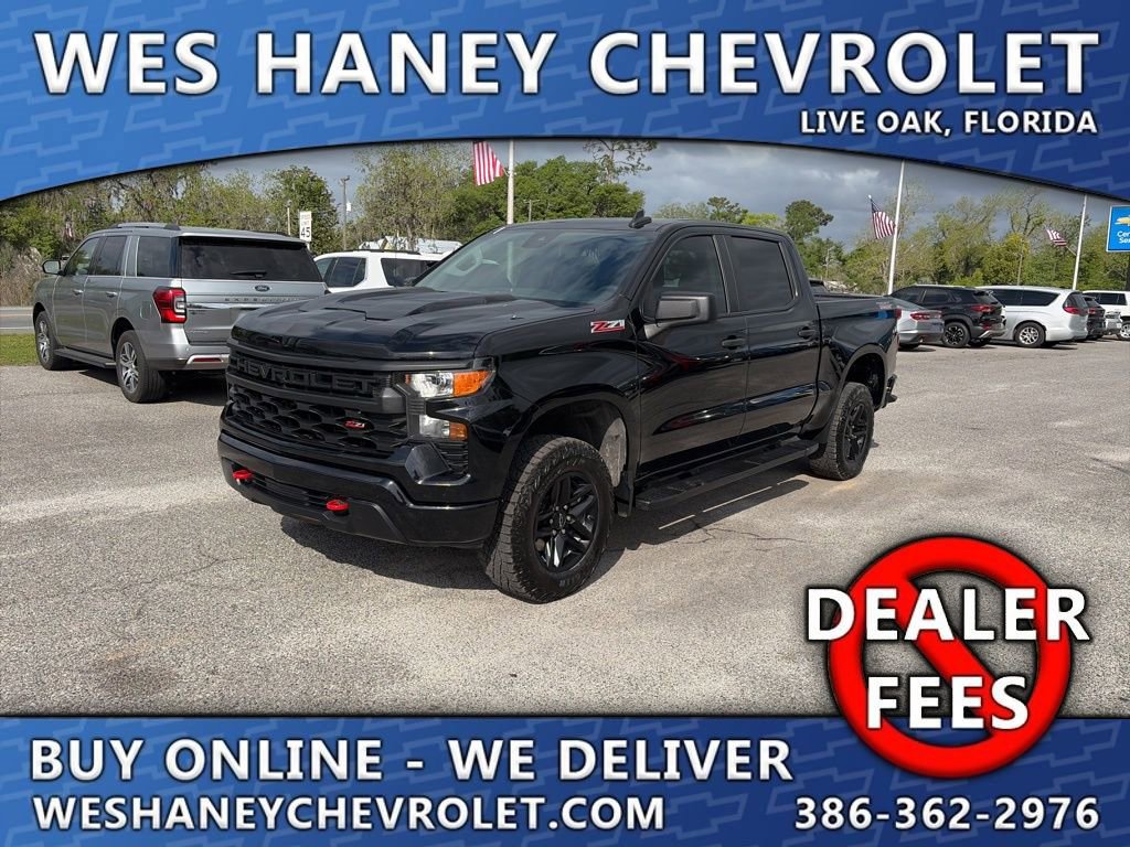 Used 2024 Chevrolet Silverado 1500 Custom Trail Boss AWD/4WD image 1