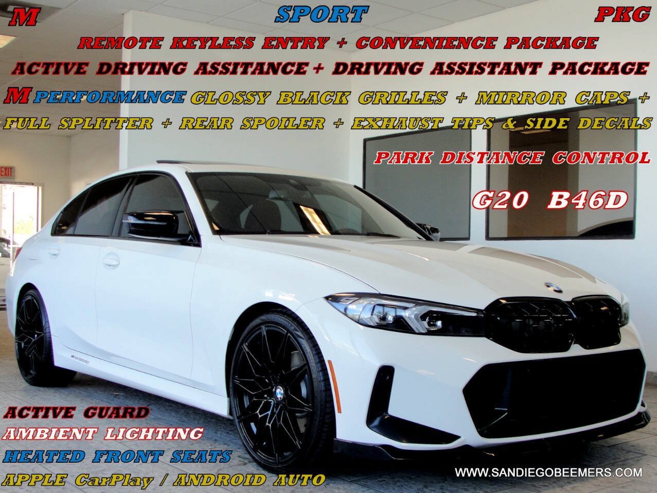 Used 2023 BMW 330i Sedan w/ M Sport Package RWD image 1