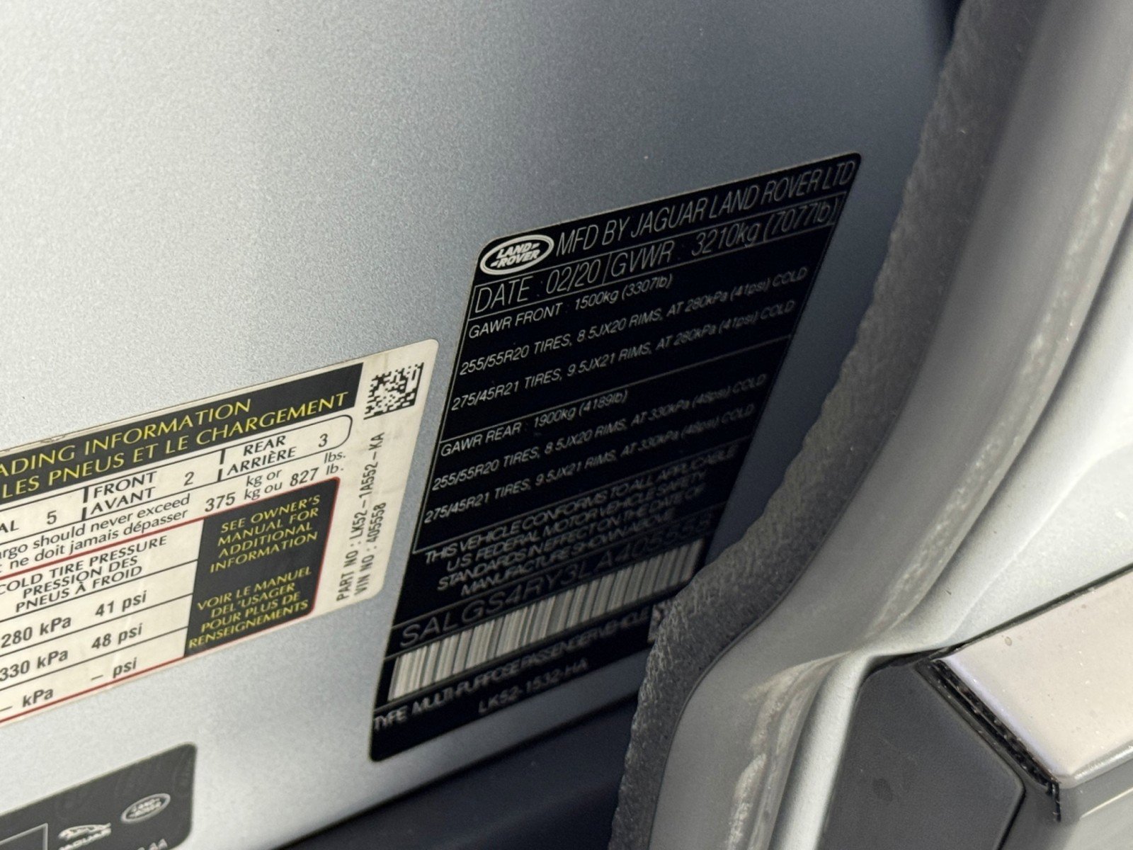 Used 2020 Land Rover Range Rover HSE image 55