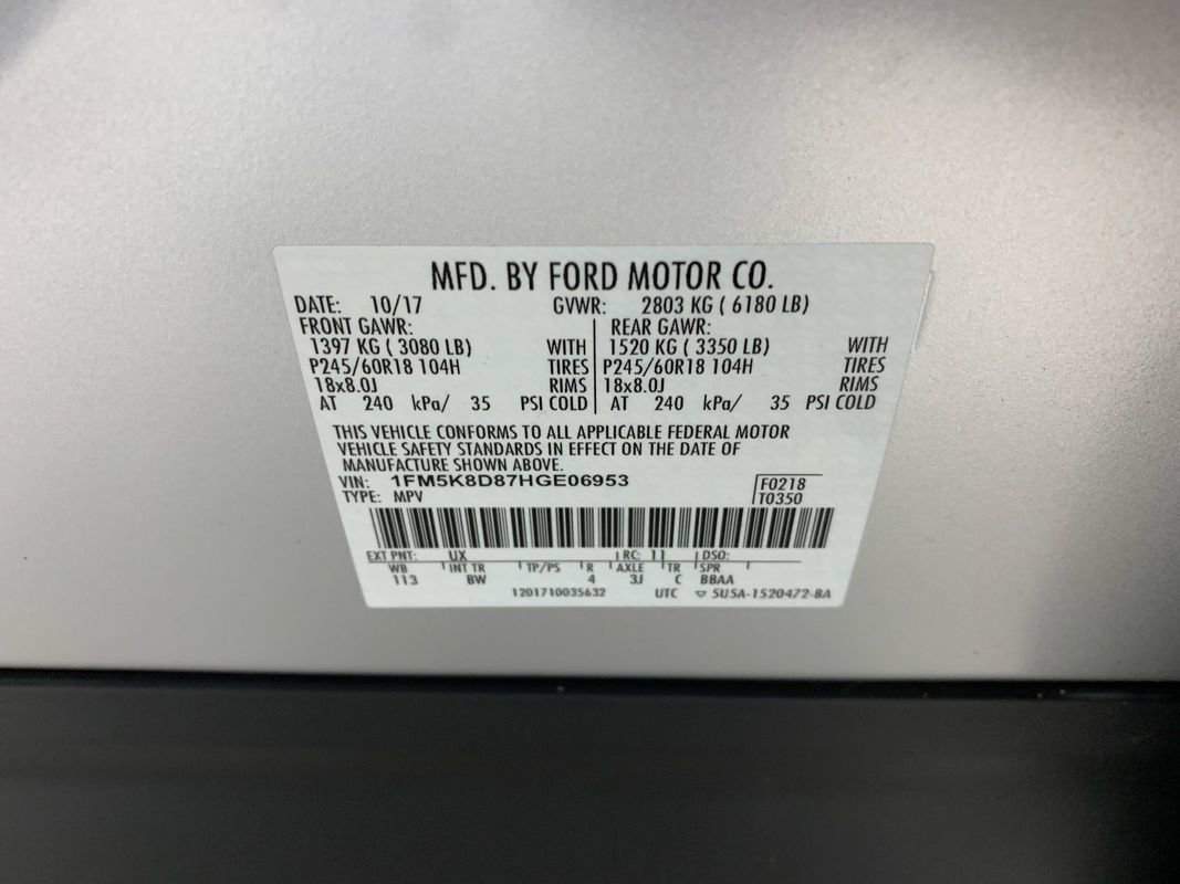 Used 2017 Ford Explorer XLT w/ Equipment Group 202A AWD/4WD image 15