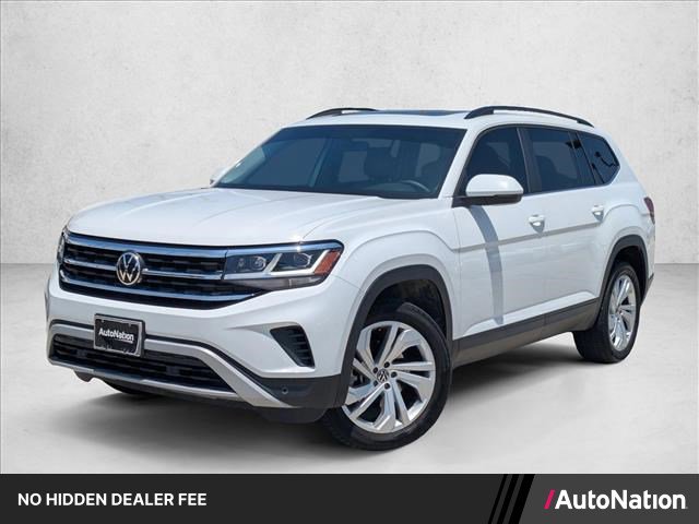 Used 2021 Volkswagen Atlas SE w/ Panoramic Sunroof Package FWD image 1