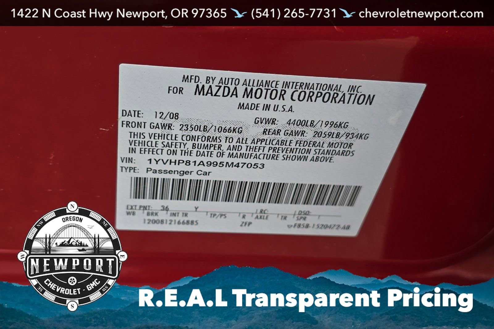 Used 2009 MAZDA MAZDA6 i Sport FWD image 25