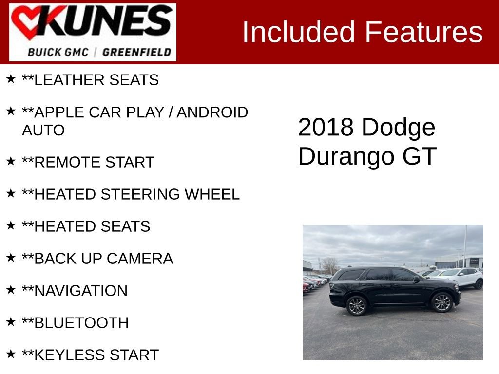Used 2018 Dodge Durango GT image 2