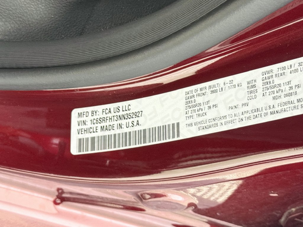 Used 2022 RAM 1500 Limited w/ Body Color Bumper Group AWD/4WD image 35