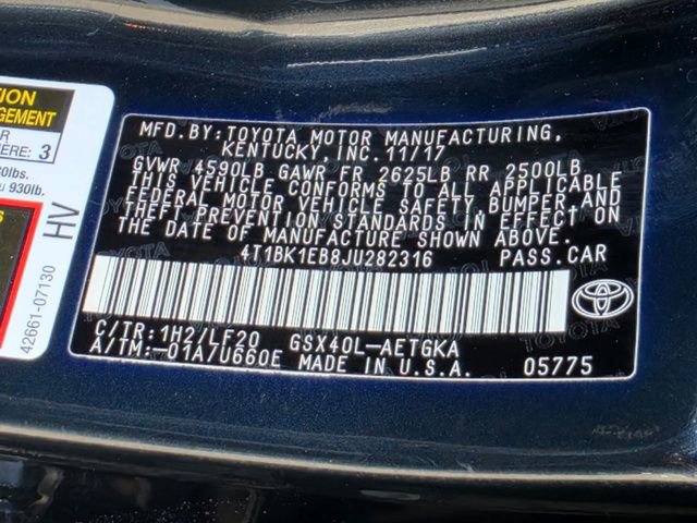 Used 2018 Toyota Avalon XLE Premium w/ All Weather Liner Package FWD image 33