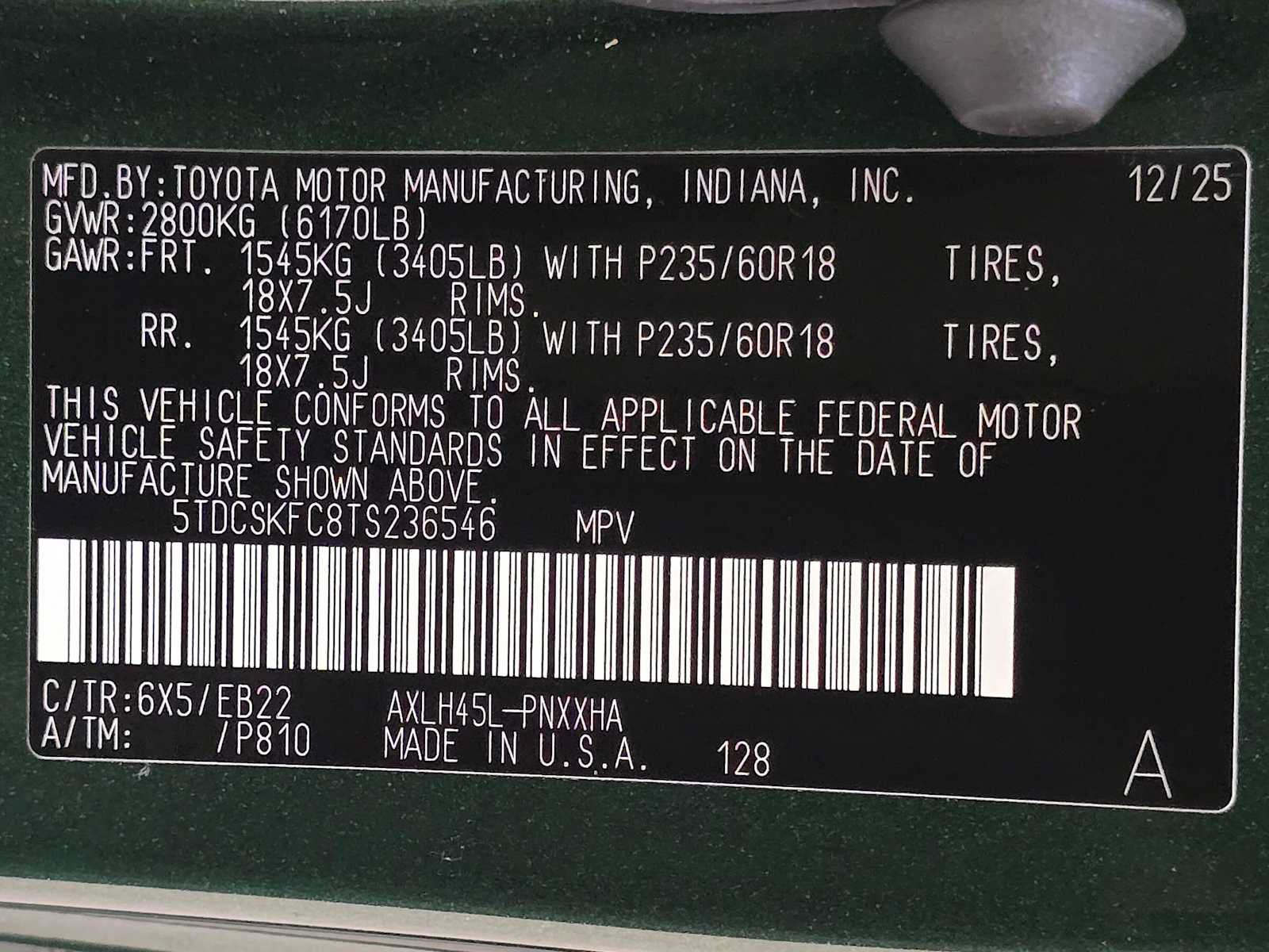 Certified 2026 Toyota Sienna XLE Woodland Edition AWD/4WD image 30