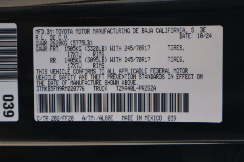 Certified 2024 Toyota Tacoma SR5 RWD image 17