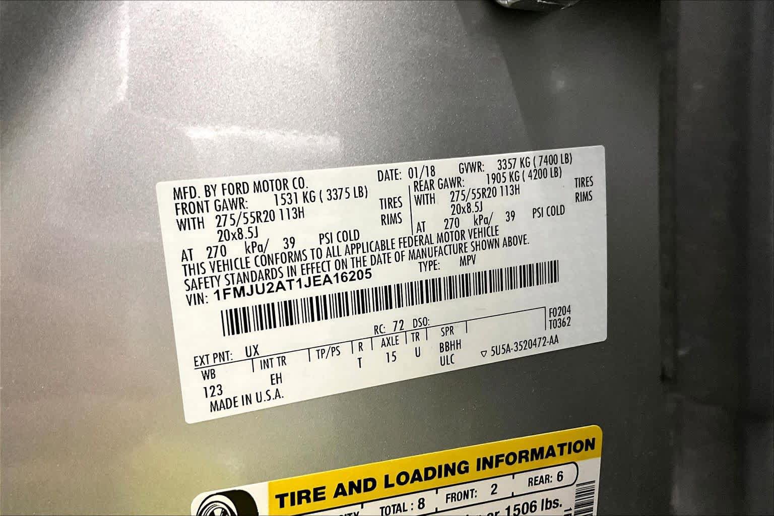 Used 2018 Ford Expedition Limited AWD/4WD image 36