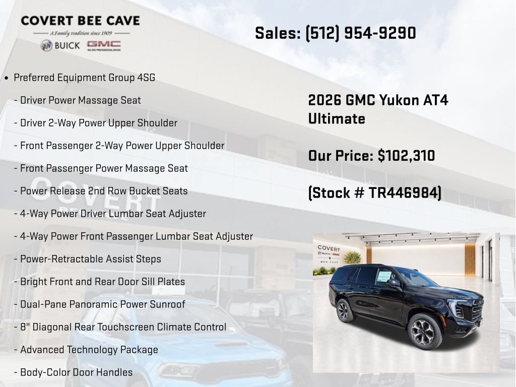 New 2026 GMC Yukon AT4 Ultimate AWD/4WD image 7