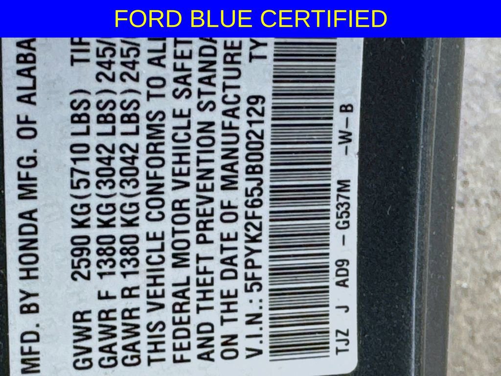 Used 2018 Honda Ridgeline RTL-T image 31