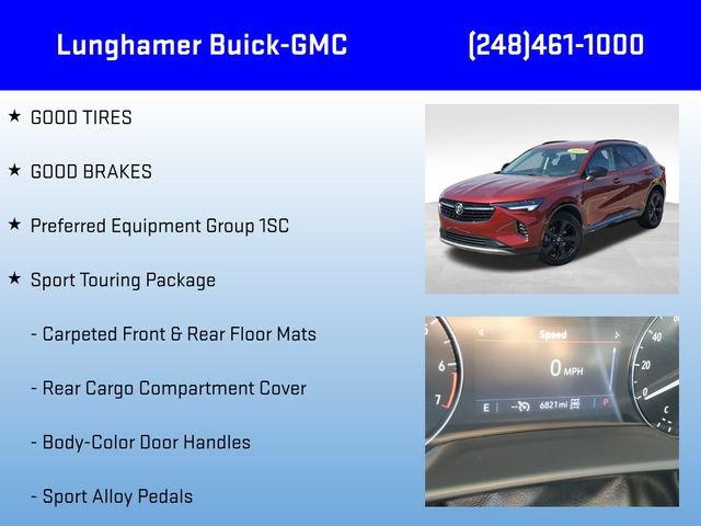 Certified 2023 Buick Envision Preferred w/ Sport Touring Package AWD/4WD image 6