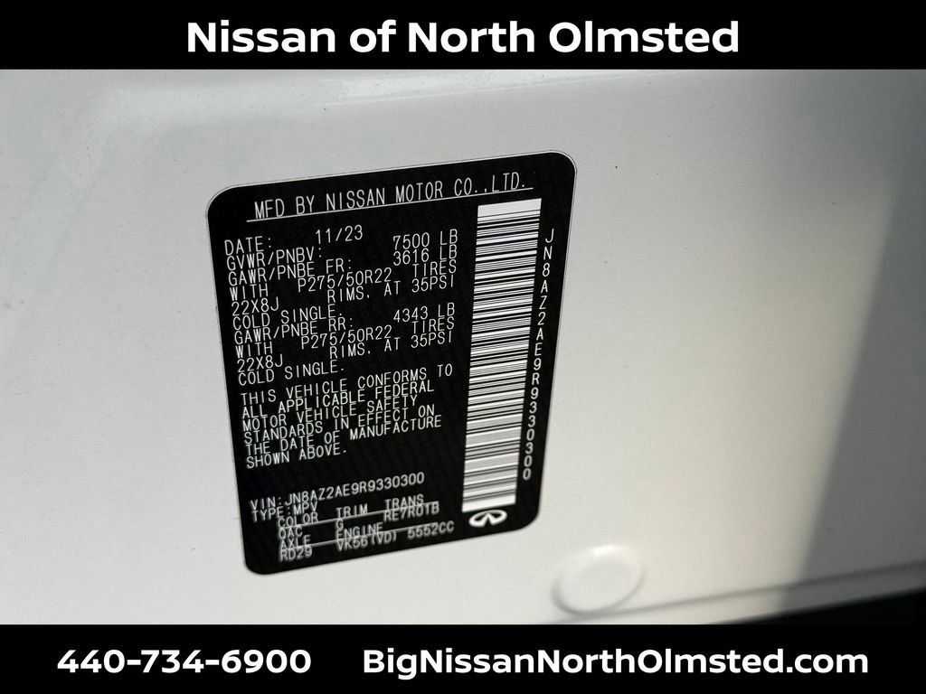 Used 2024 INFINITI QX80 Premium Select w/ Cargo Package image 31