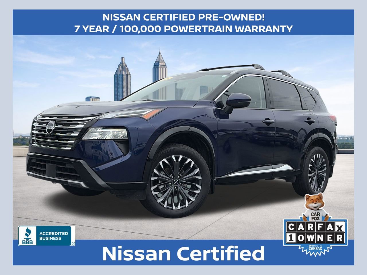 Certified 2025 Nissan Rogue Platinum w/ Platinum Premium Package FWD image 1