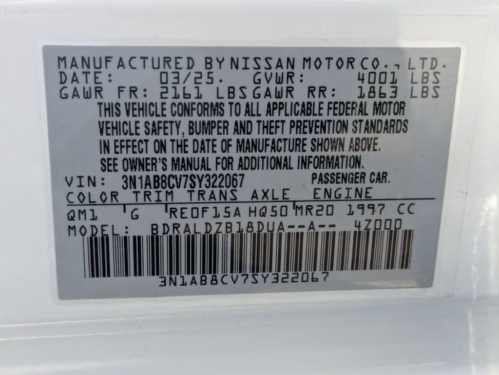 Used 2025 Nissan Sentra SV FWD image 32