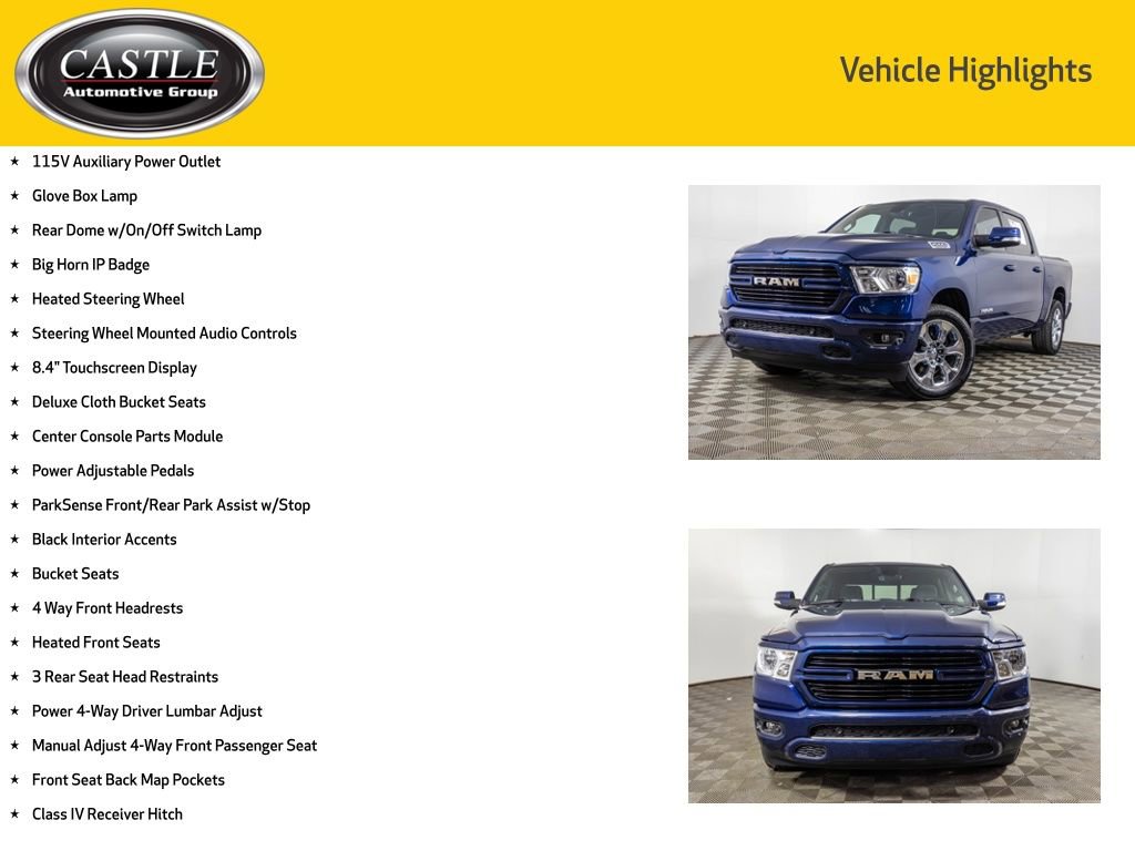 Used 2019 RAM 1500 Big Horn AWD/4WD image 20