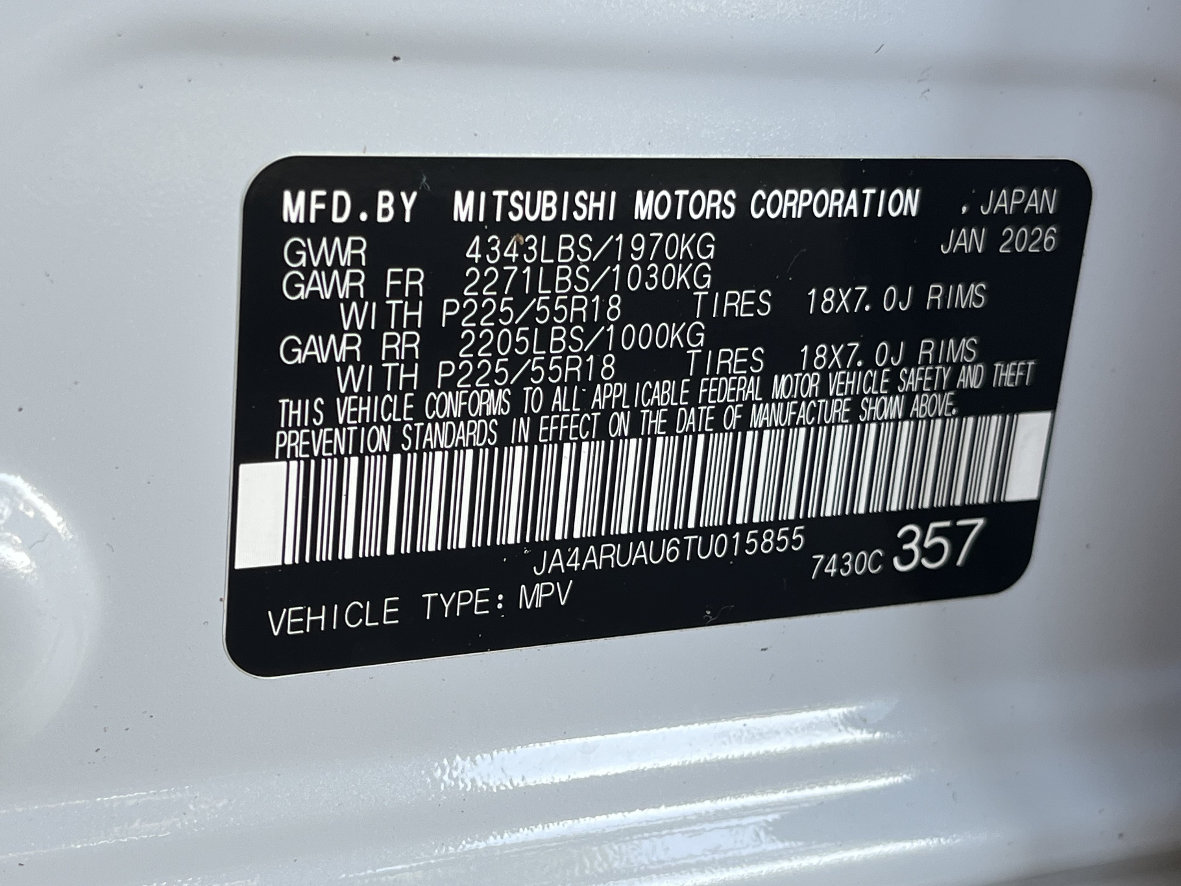 Used 2026 Mitsubishi Outlander Sport ES AWD/4WD image 26