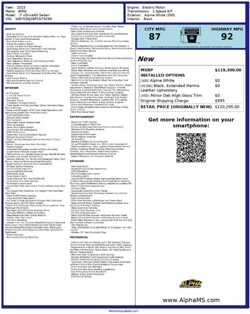 Used 2023 BMW i7 xDrive60 image 3