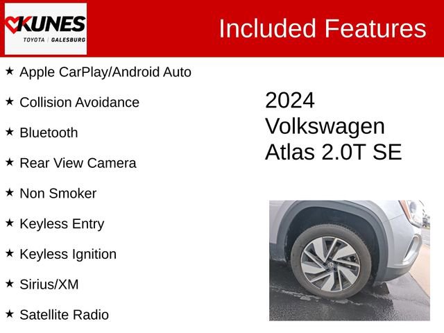Used 2024 Volkswagen Atlas SE image 2