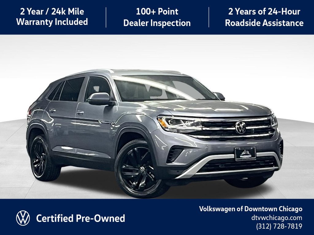 Used 2023 Volkswagen Atlas Cross Sport SE w/ Black Wheel Package