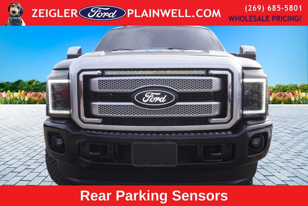 Used 2016 Ford F350 Platinum w/ Snow Plow Prep Package AWD/4WD image 8