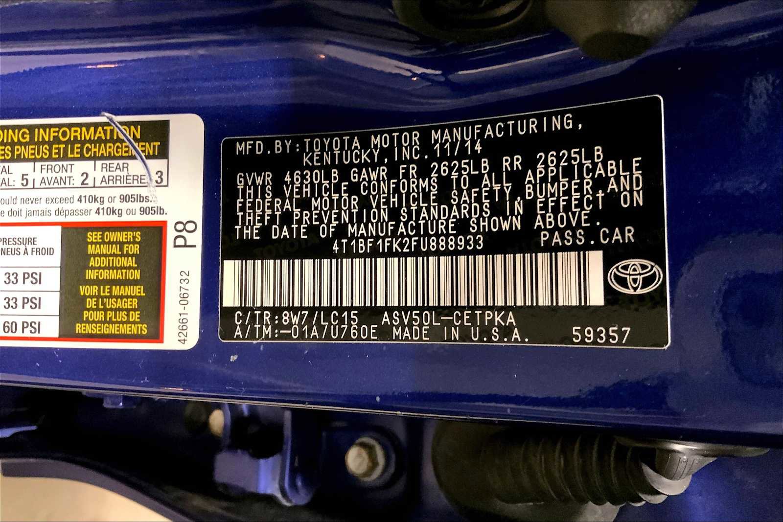 Used 2015 Toyota Camry XSE image 33