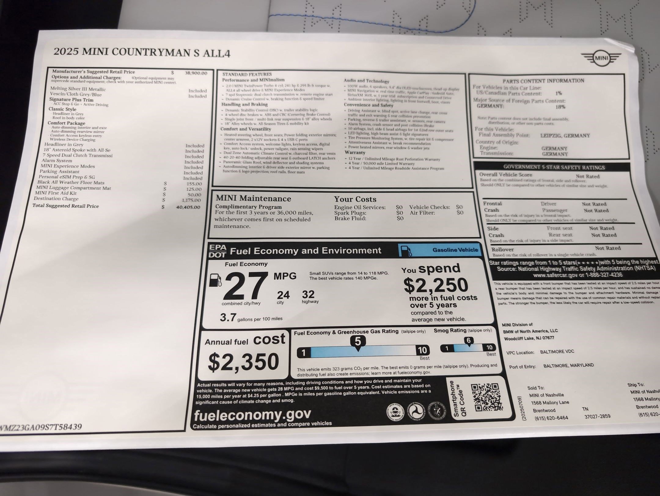 New 2025 MINI Cooper Countryman S image 24