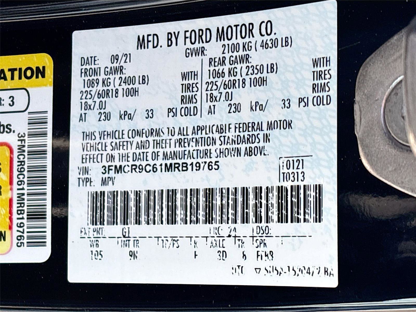 Used 2021 Ford Bronco Sport Outer Banks w/ Outer Banks Package (96D) image 37