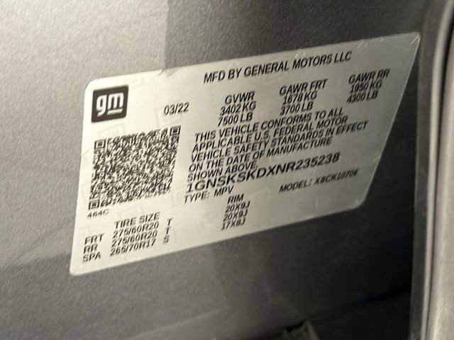Certified 2022 Chevrolet Tahoe Premier AWD/4WD image 31
