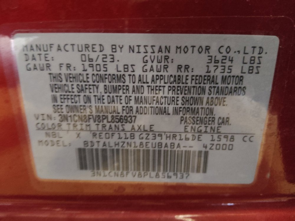 Used 2023 Nissan Versa SR w/ Trunk Package image 33