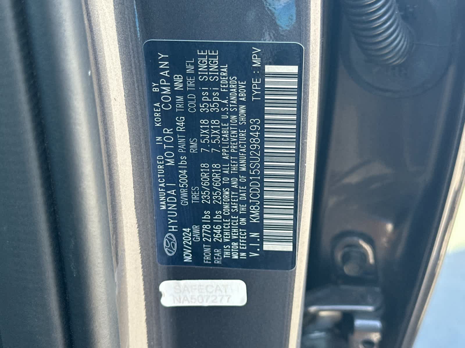Certified 2025 Hyundai Tucson SEL AWD/4WD image 32