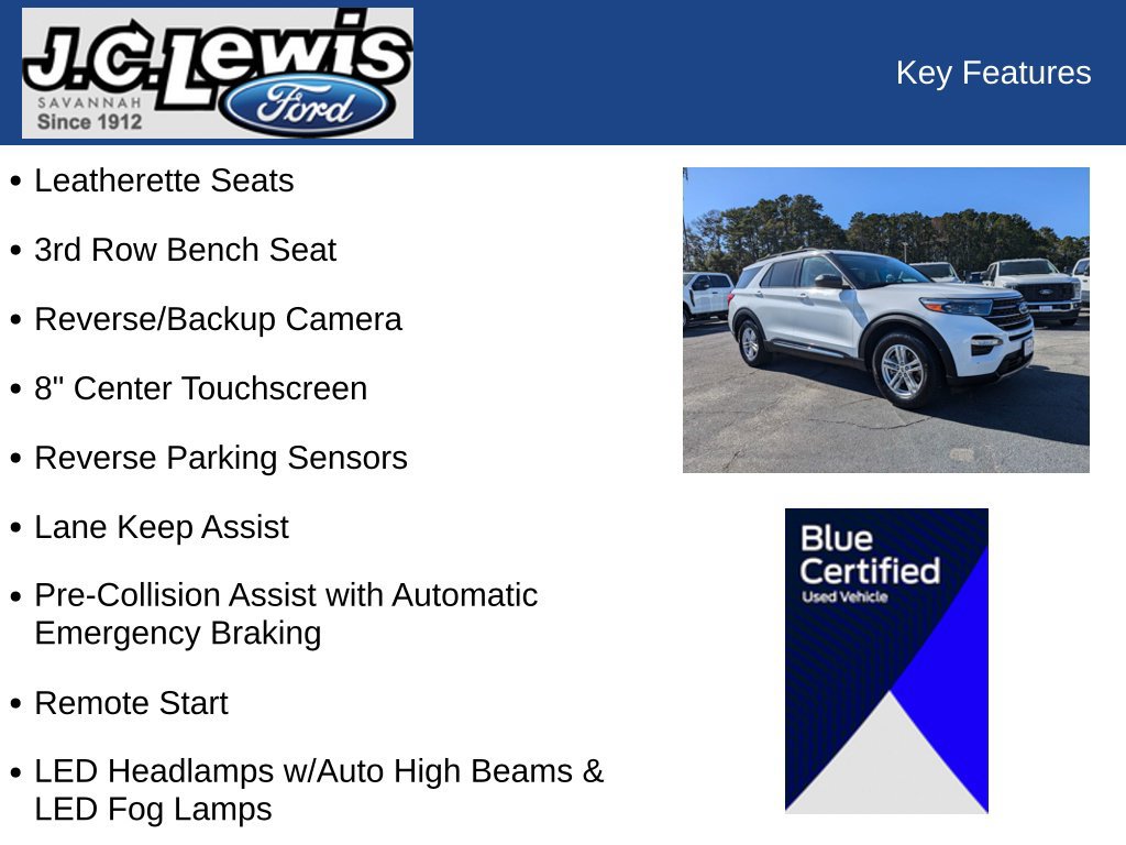 Used 2020 Ford Explorer XLT w/ Equipment Group 202A RWD image 32