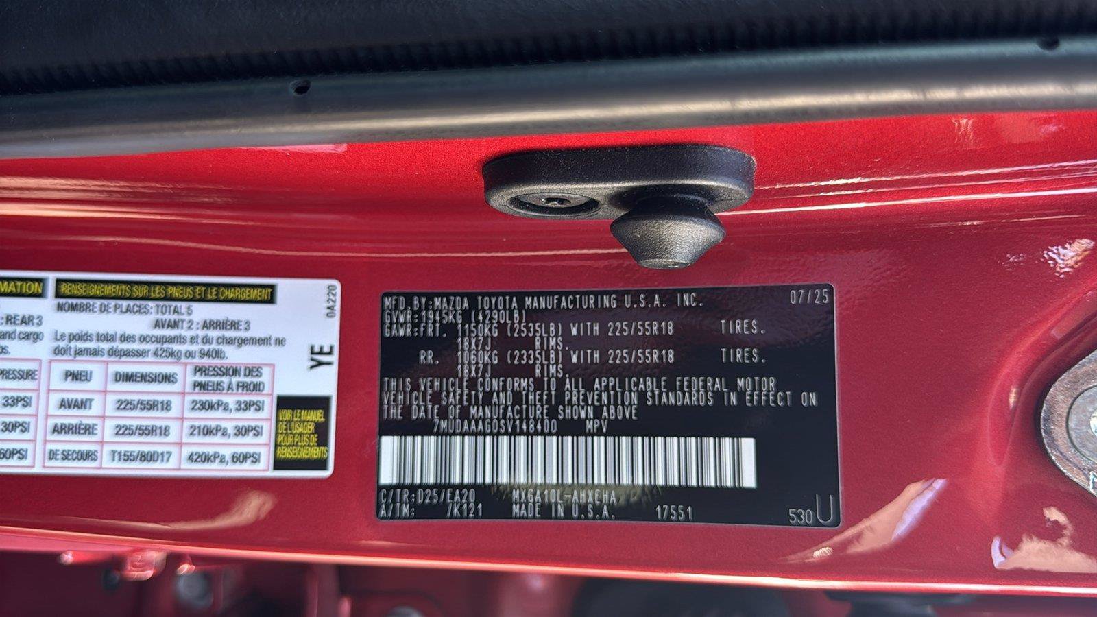 Used 2025 Toyota Corolla Cross XLE w/ Convenience Package FWD image 26