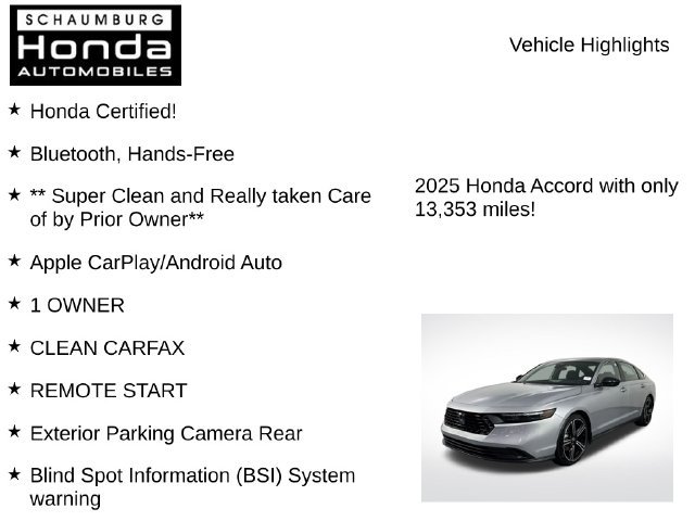 Certified 2025 Honda Accord Sport image 14