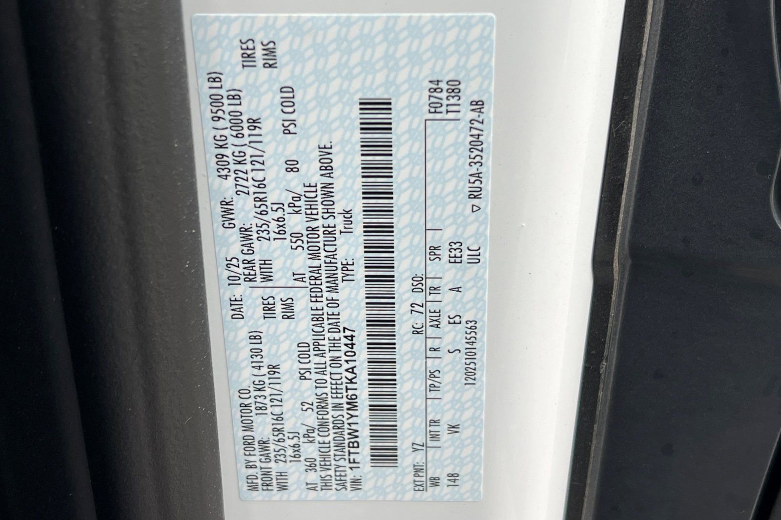 New 2026 Ford E-Transit Low Roof w/ Load Area Protection Package image 27