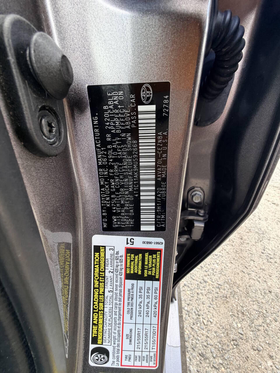 Used 2021 Toyota Camry LE FWD image 10