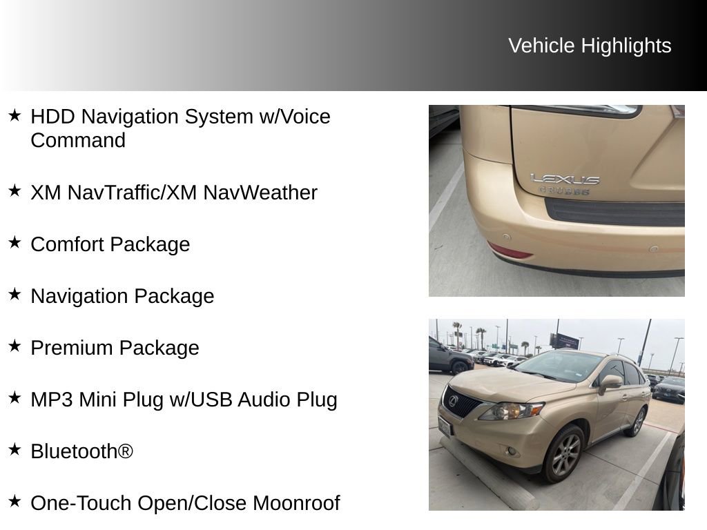 Used 2010 Lexus RX 350 2WD image 9