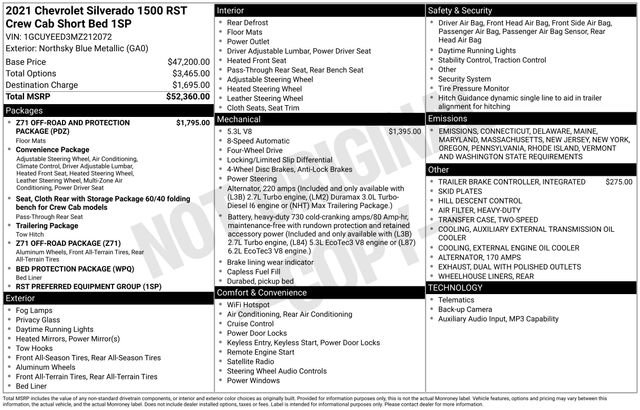 Used 2021 Chevrolet Silverado 1500 RST image 43