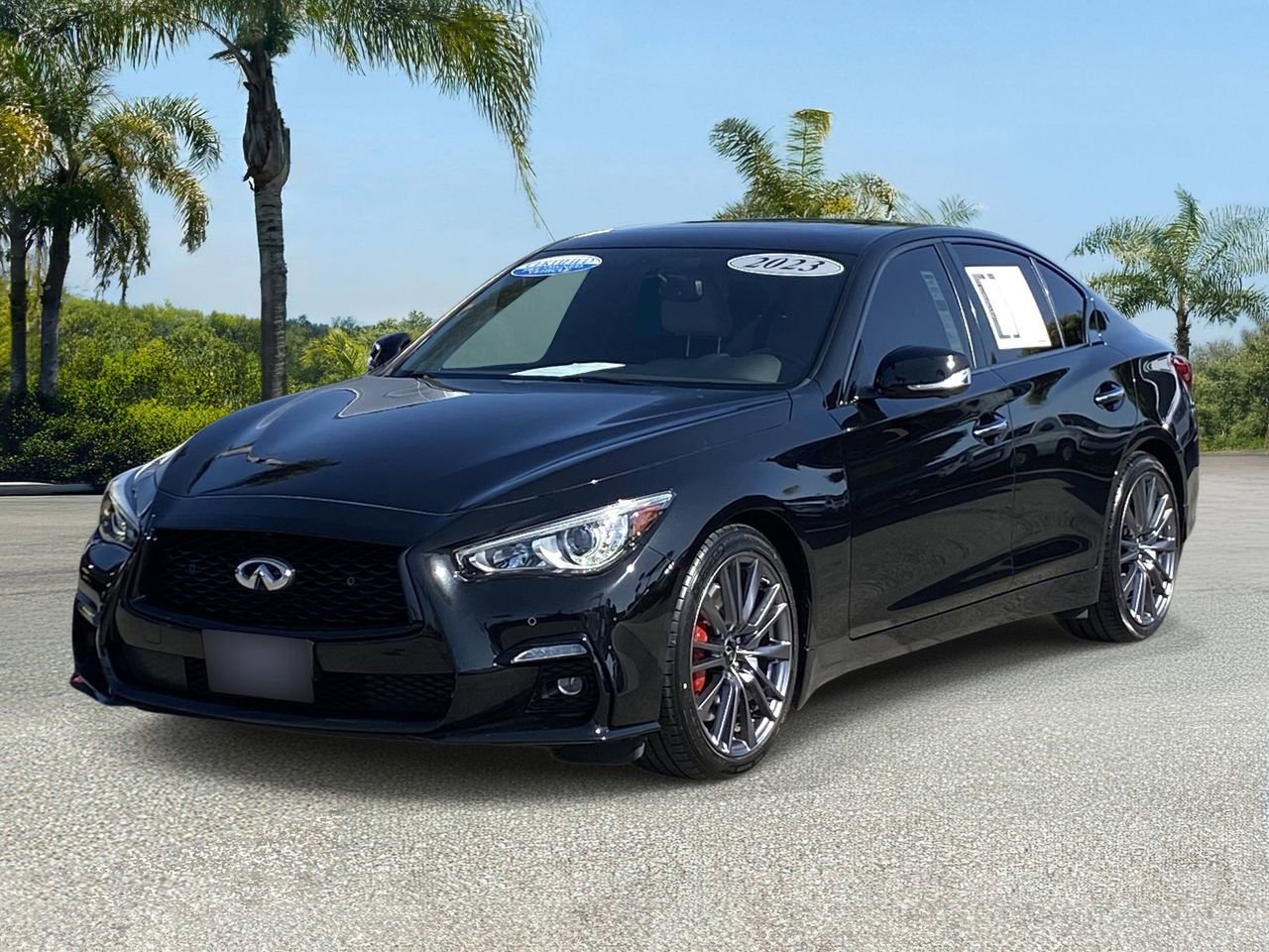 Certified 2023 INFINITI Q50 Red Sport 400 RWD image 1