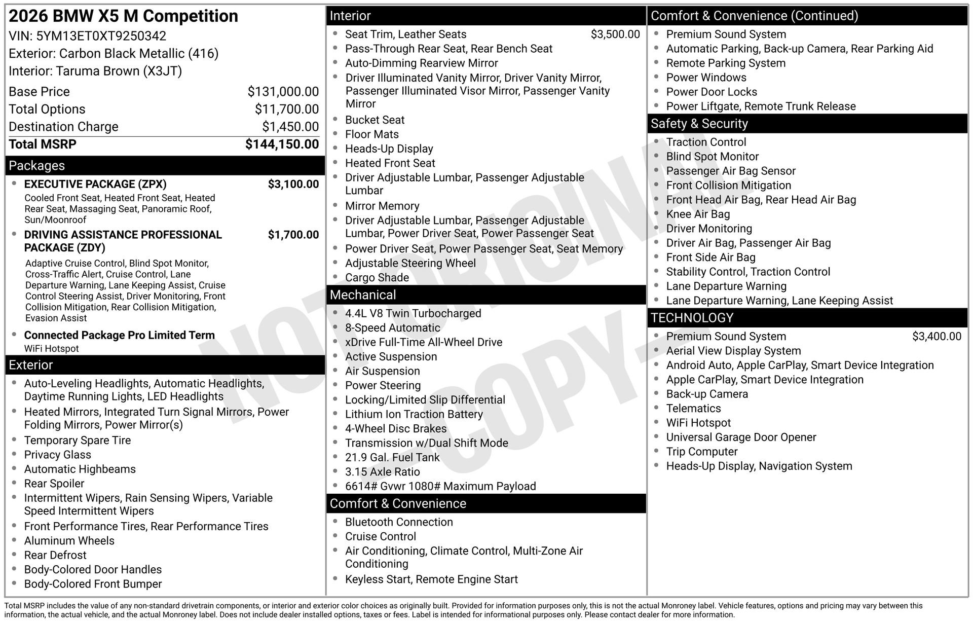 New 2026 BMW X5 M Competition w/ Executive Package image 11