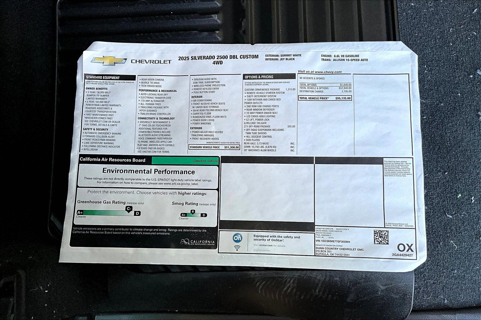 New 2025 Chevrolet Silverado 2500 Custom w/ Custom Convenience Package image 14