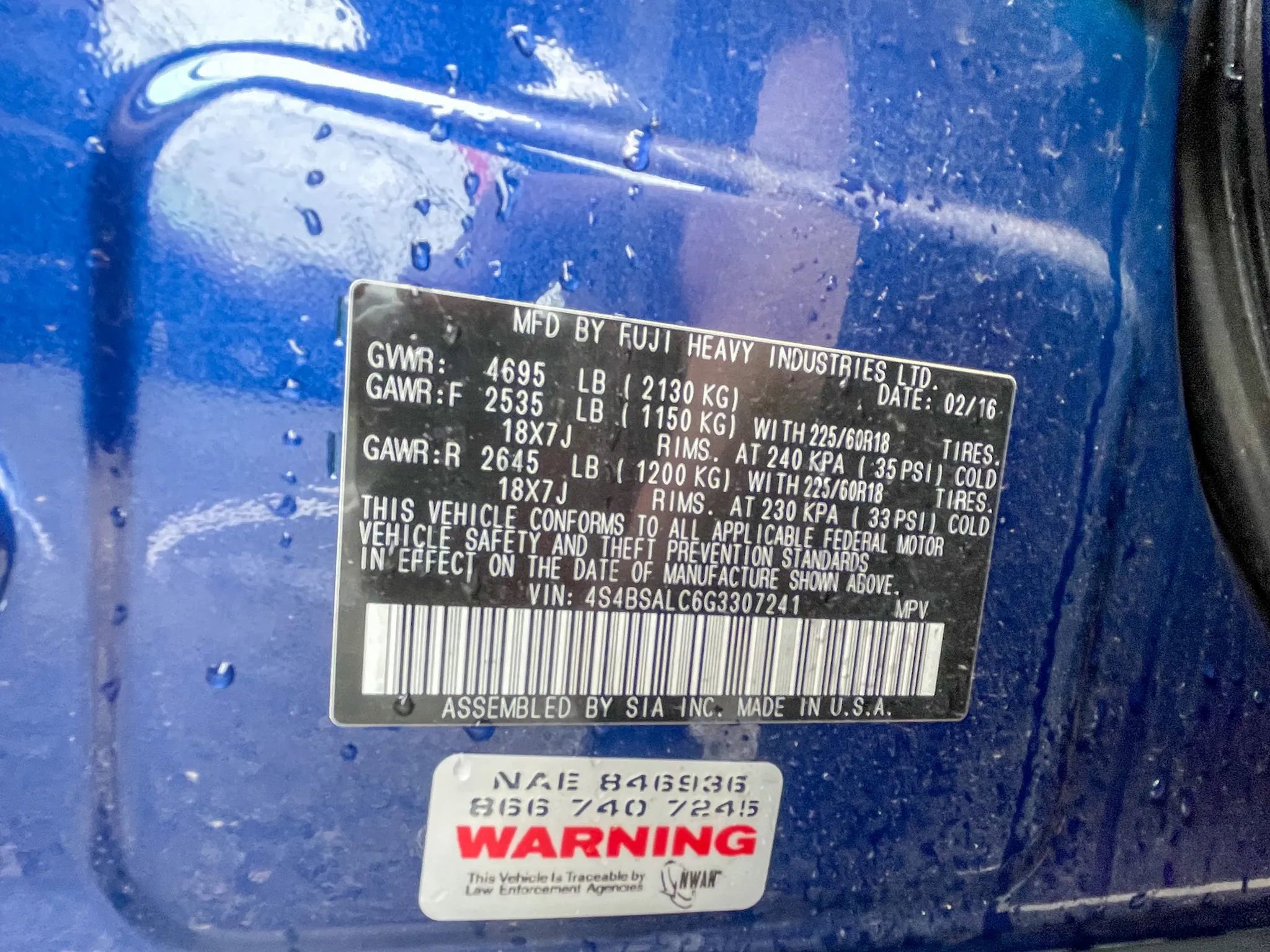 Used 2016 Subaru Outback 2.5i Limited image 48