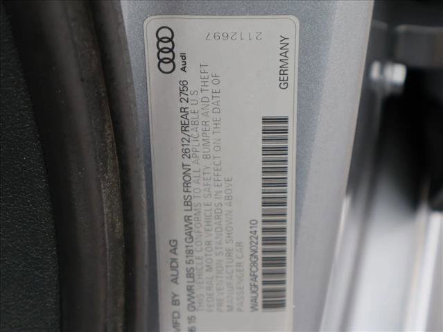 Certified 2016 Audi A6 2.0T Premium Plus w/ Premium Plus Package AWD/4WD image 28