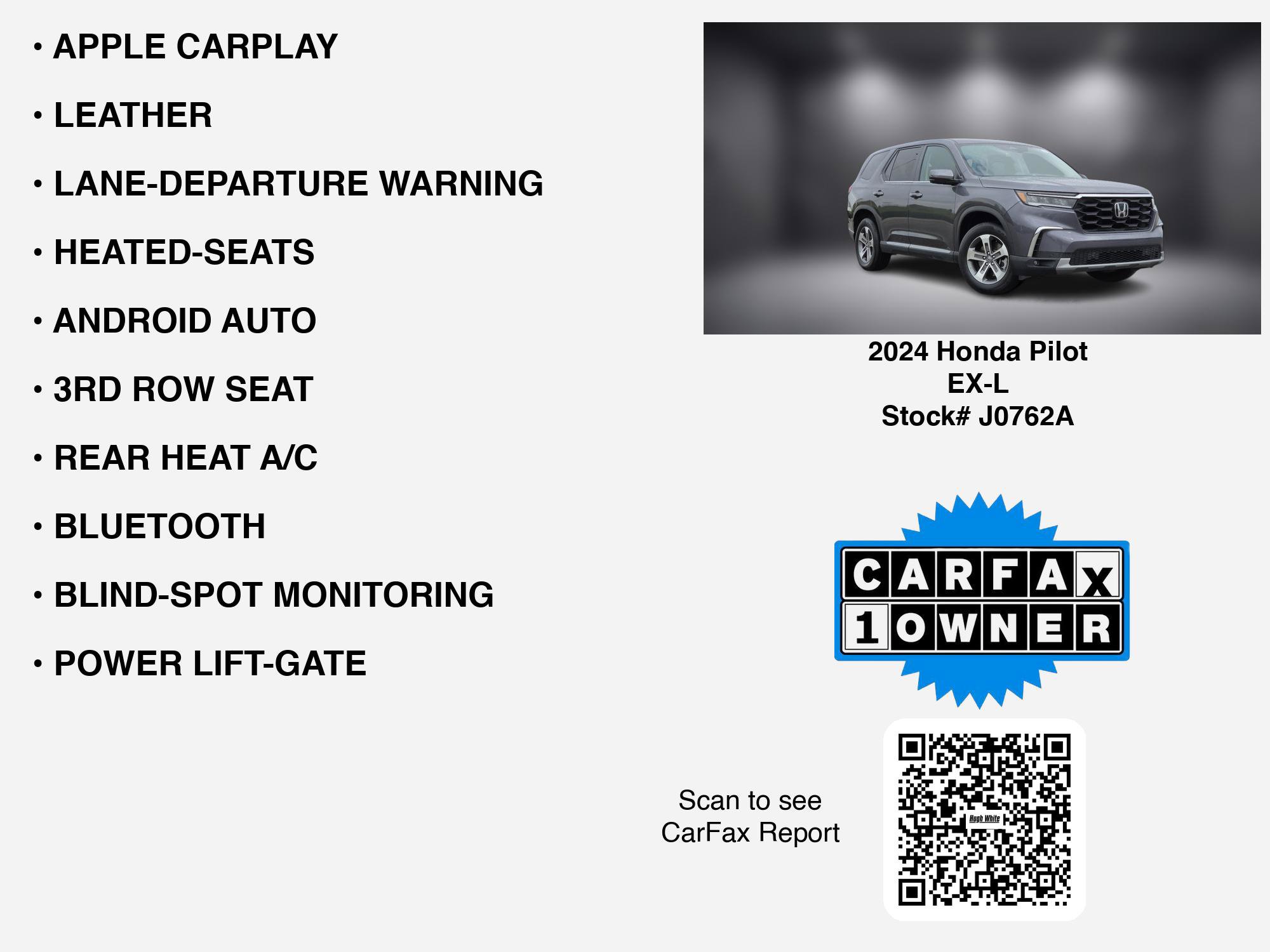 Used 2024 Honda Pilot EX-L image 7