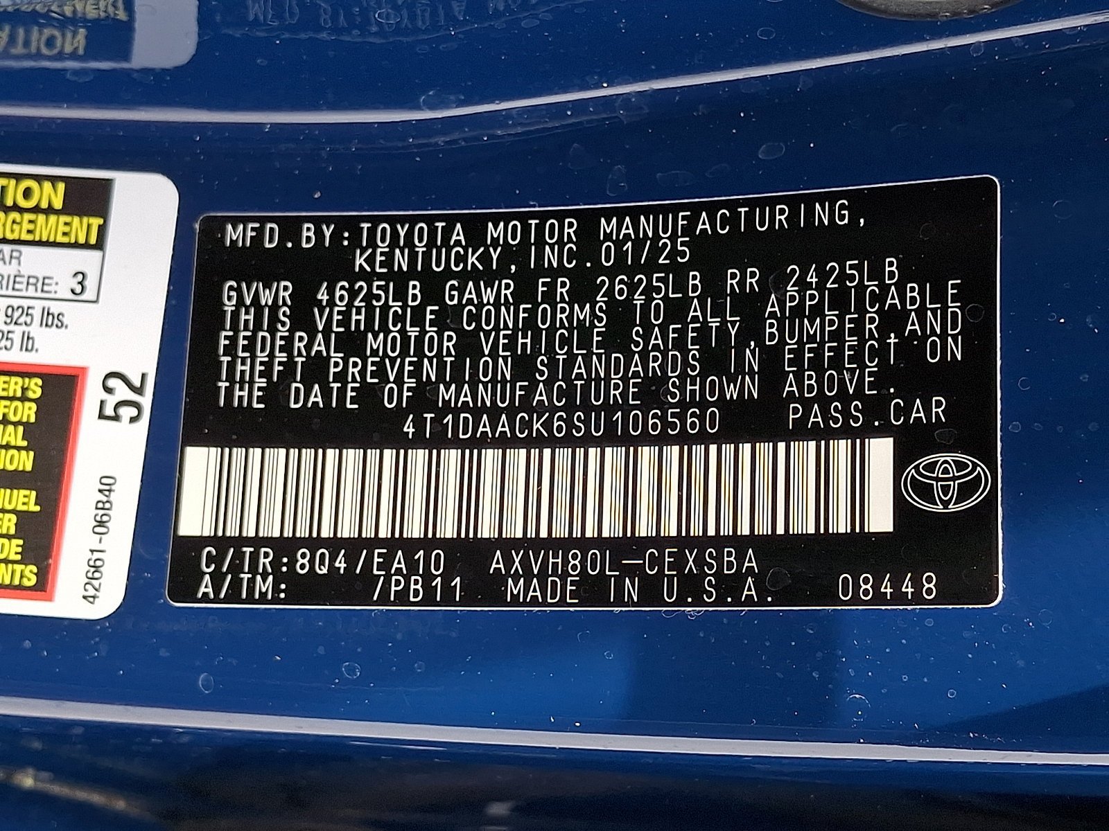 Certified 2025 Toyota Camry SE w/ Convenience Package FWD image 26