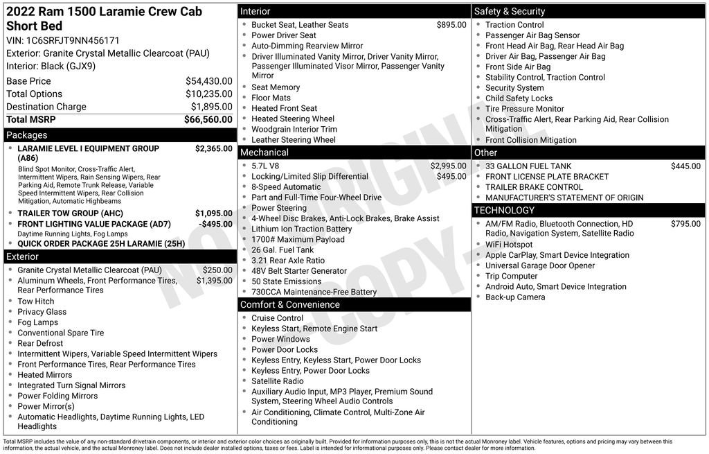 Used 2022 RAM 1500 Laramie image 39