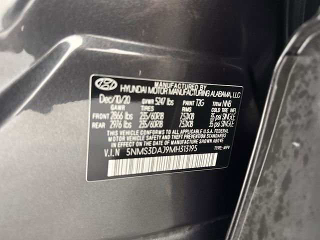 Used 2021 Hyundai Santa Fe SEL w/ Convenience + Premium Package AWD/4WD image 38